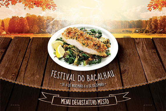 Festival do Bacalhau no Restaurante O Barracão