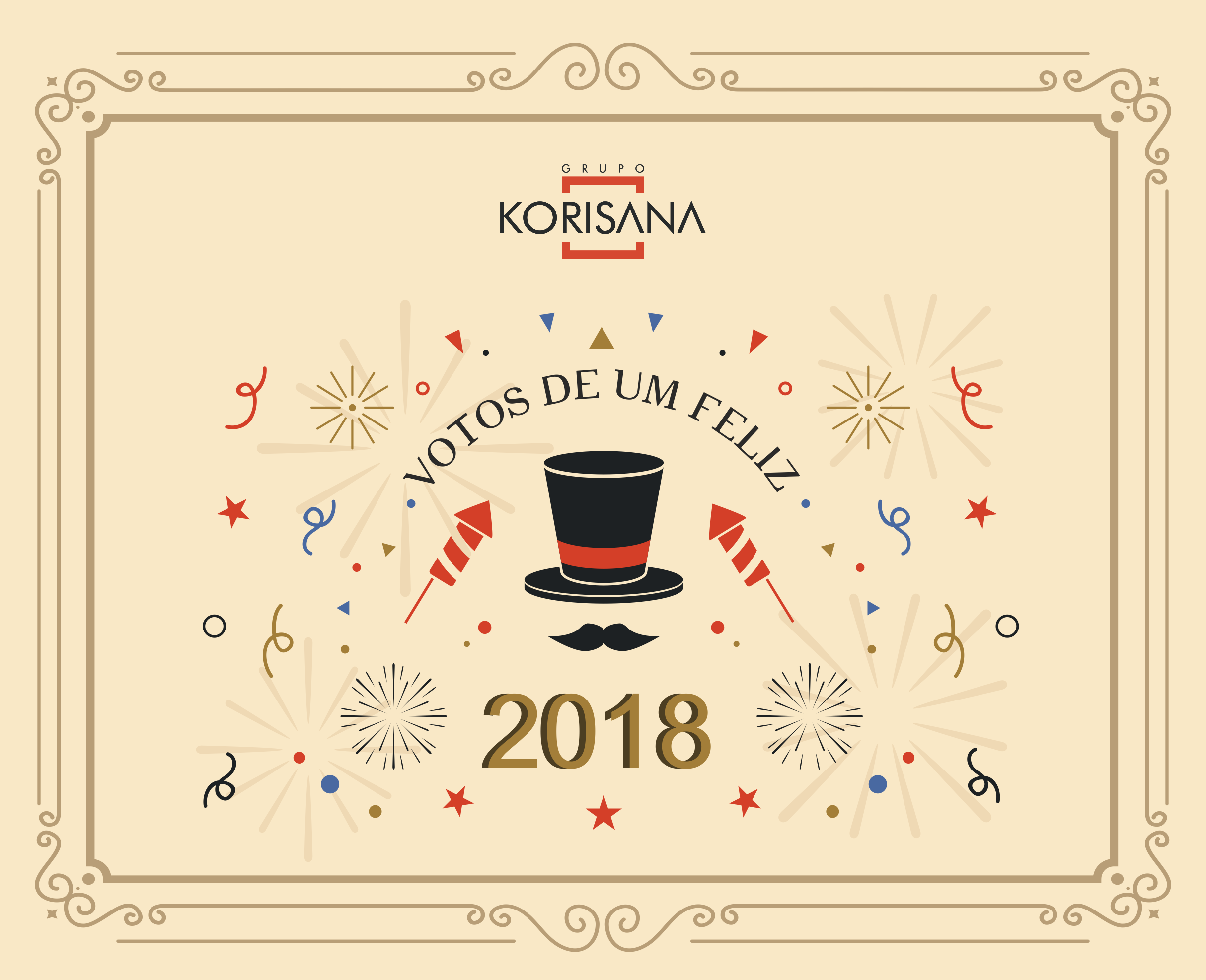 Votos de um feliz 2018
