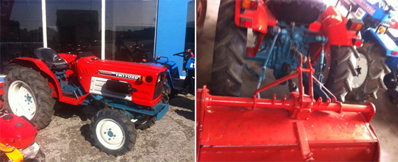 Trator com frese YANMAR YM1702d
