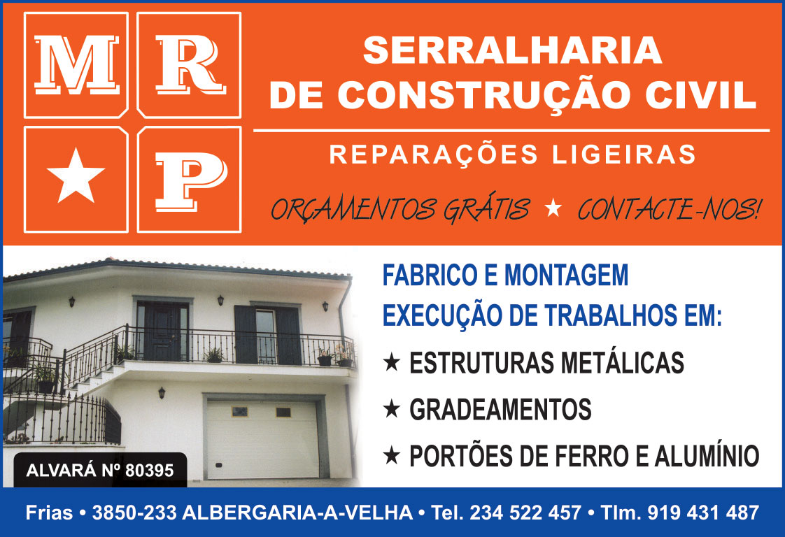MRP SERRALHARIA DE CONSTRUÇÃO CIVIL