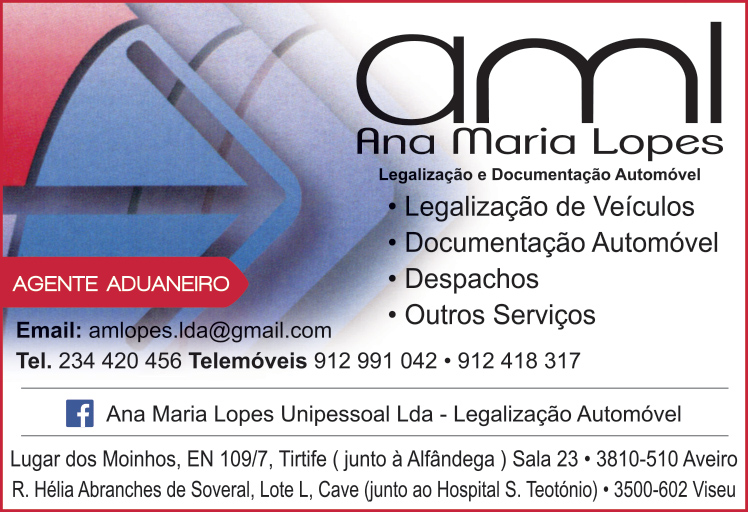 AML • ANA MARIA LOPES AGÊNCIA DE LEGALIZAÇÃO