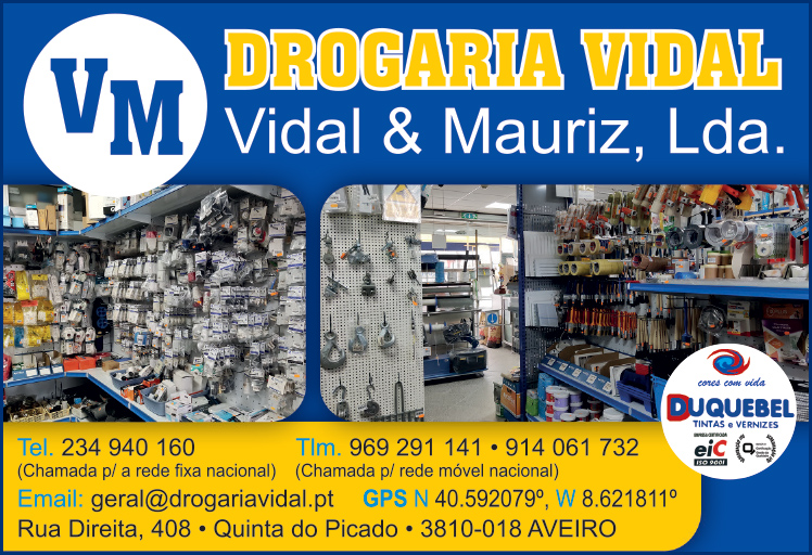 DROGARIA VIDAL • VIDAL & MAURIZ, UNIPESSOAL LDA