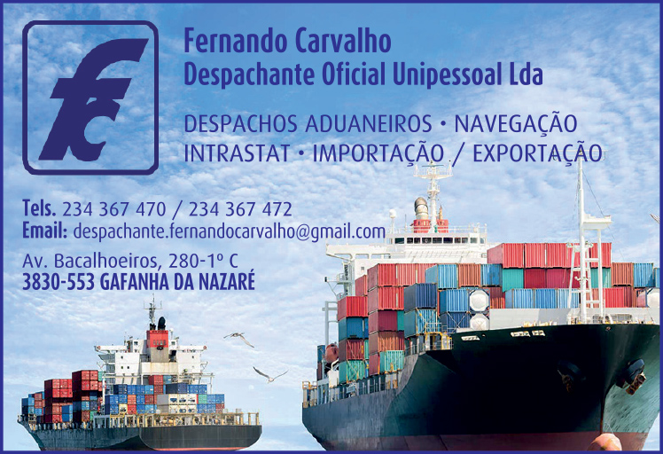 FERNANDO CARVALHO • DESPACHANTE OFICIAL UNIPESSOAL LDA