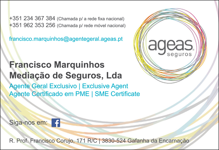 FRANCISCO MARQUINHOS • AGENTE GERAL EXCLUSIVO • AGEAS SEGUROS