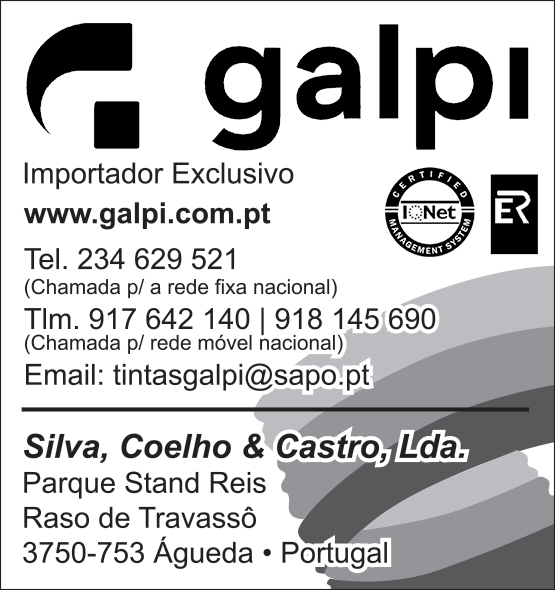 TINTAS GALPI • SILVA COELHO & CASTRO LDA