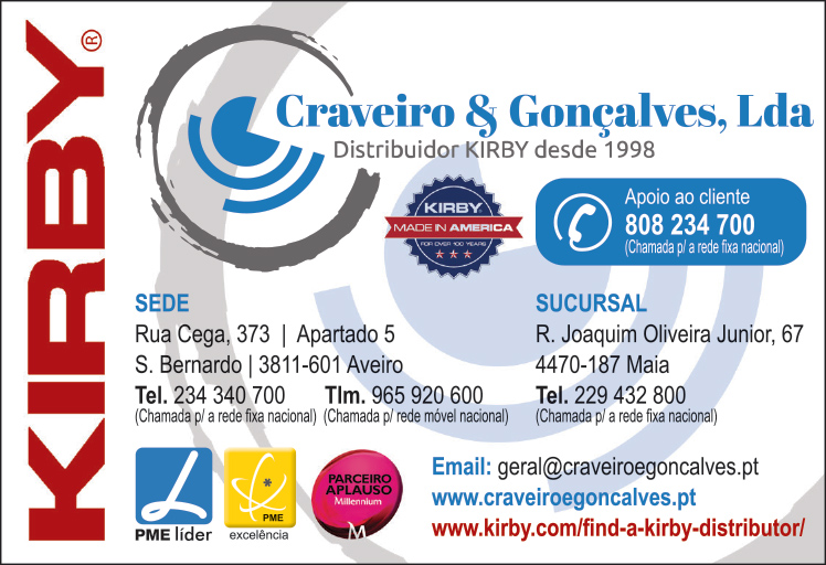 CRAVEIRO & GONÇALVES, LDA. • KIRBY