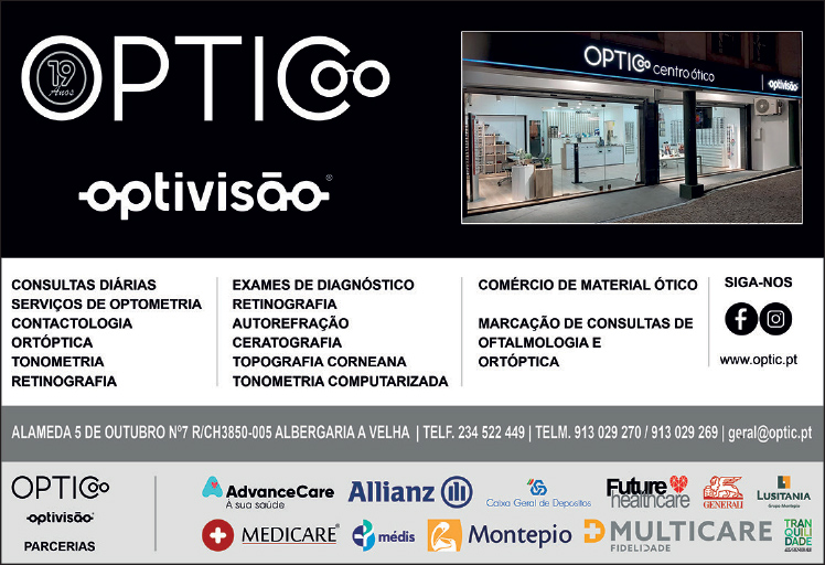 OPTIC • CENTRO ÓPTICO ALBERGARIA-A-VELHA