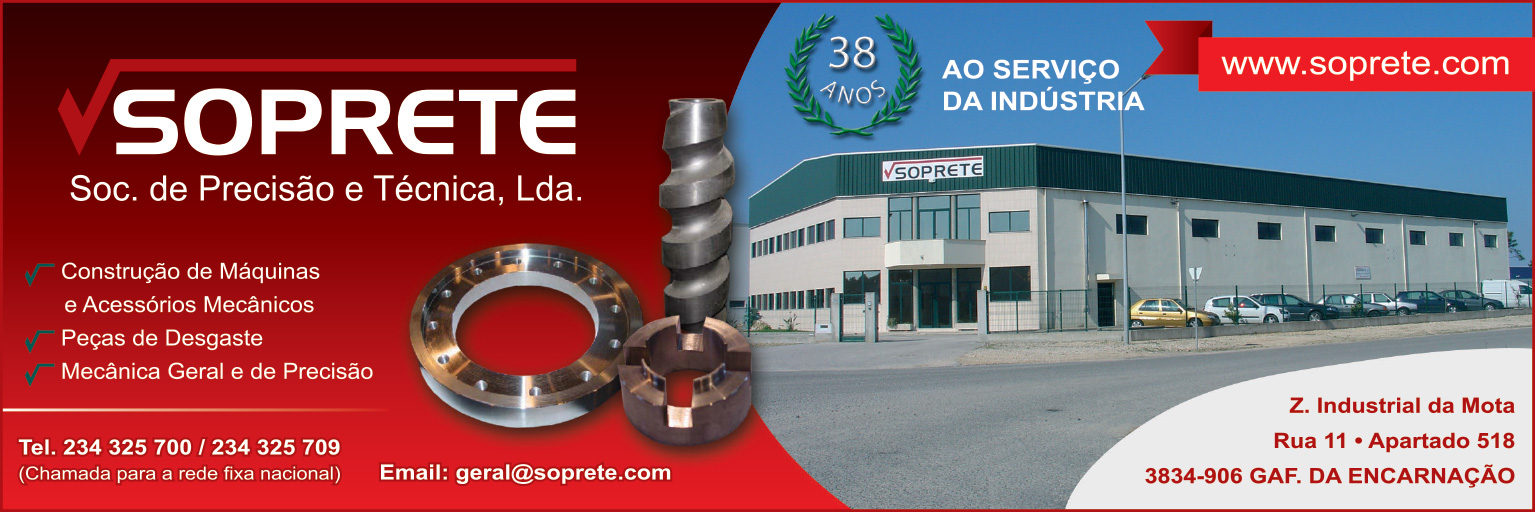 SOPRETE • SOCIEDADE DE PRECISÃO E TÉCNICA, LDA.