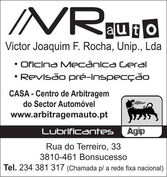 VRAUTO • VICTOR JOAQUIM F. ROCHA, UNIPESSOAL, LDA