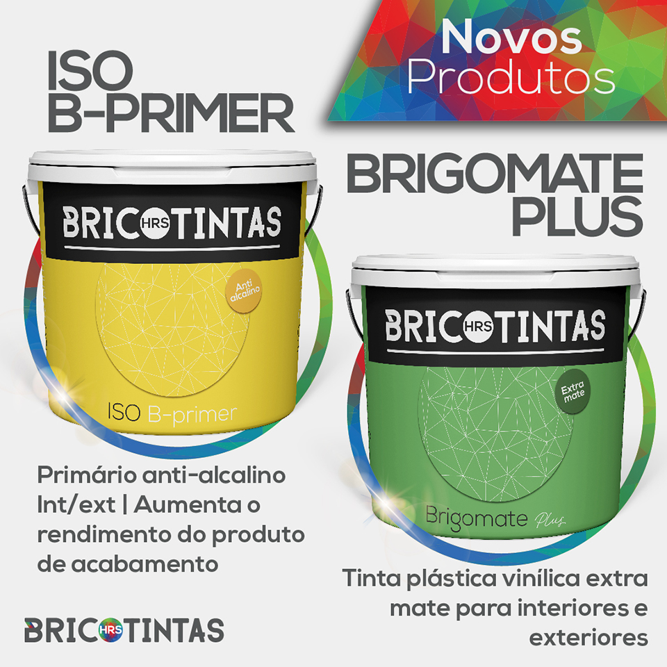 Novos produtos na Bricotintas