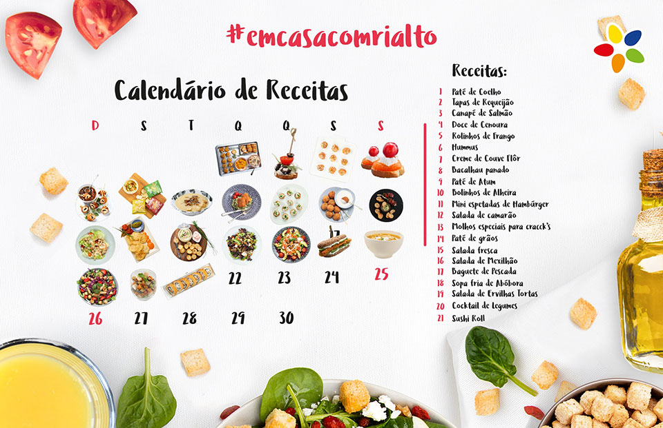 Calendario de Receitas