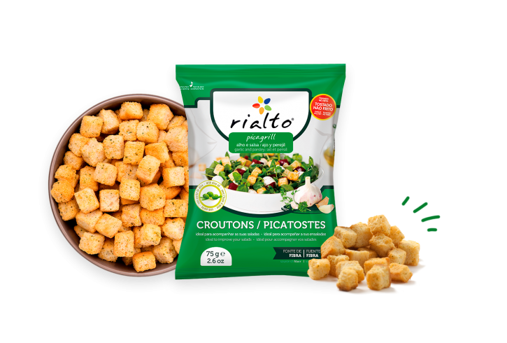 Croutons de Salsa e Alho