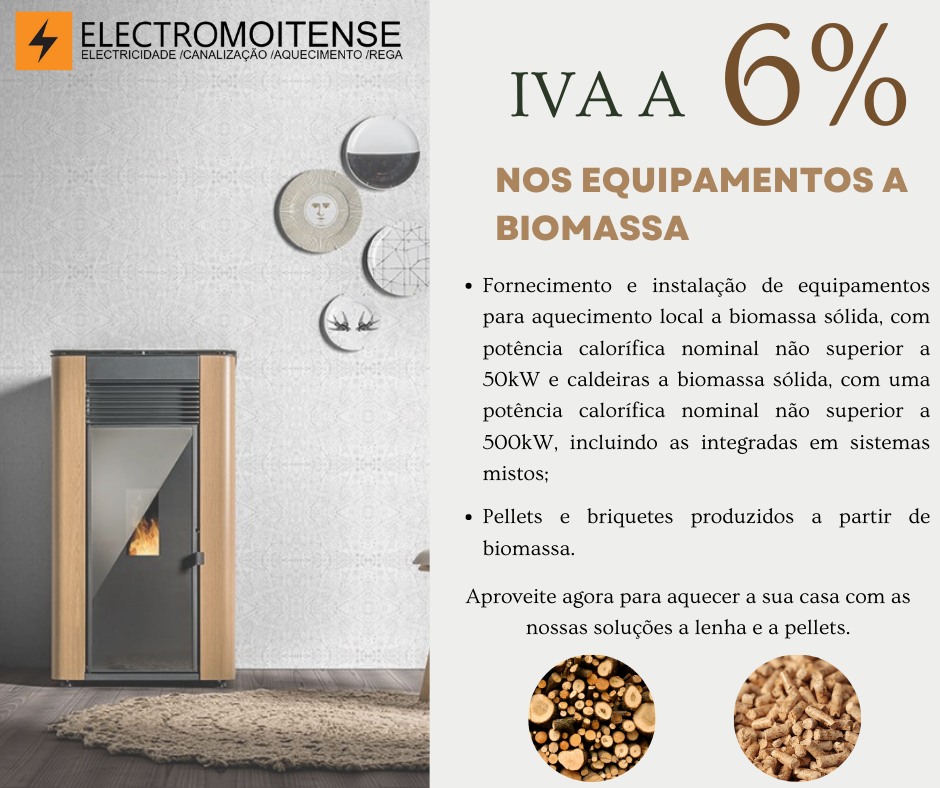 Iva a 6% Equipamentos a Biomassa