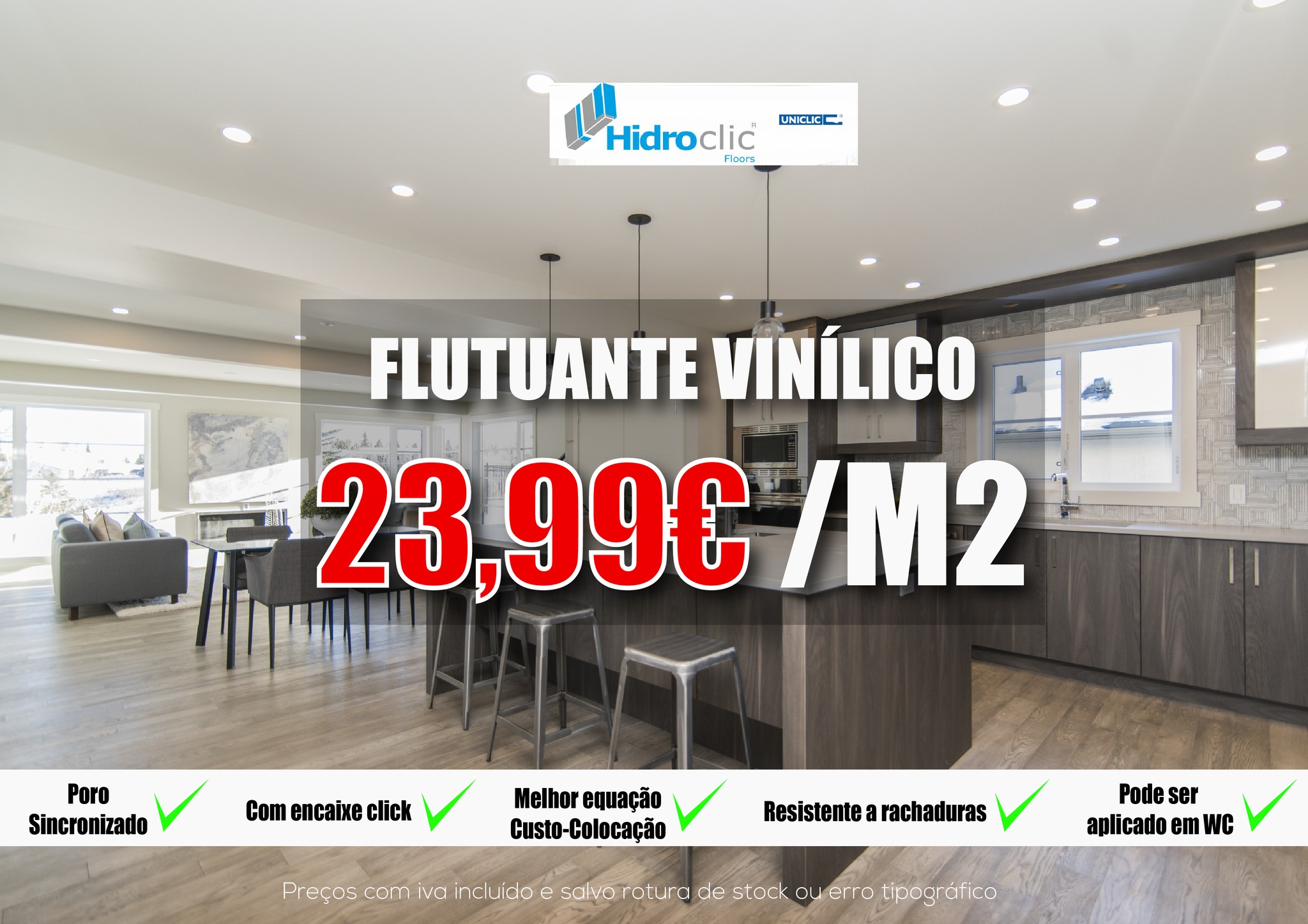 Flutuante Vinílico
