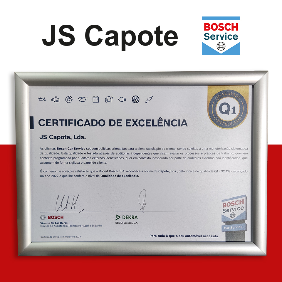 Certificado Bosch Service