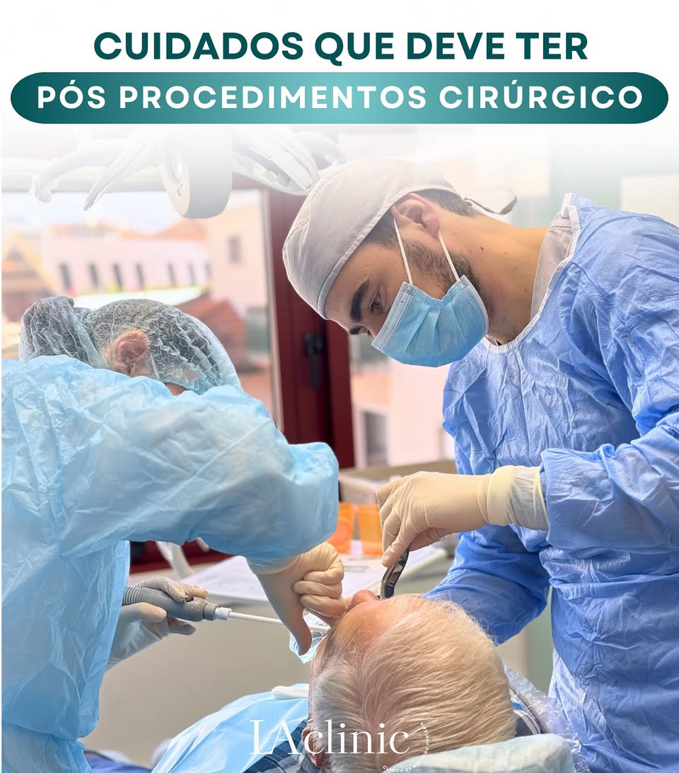 Cuidados a pós procedimentos cirúrgicos