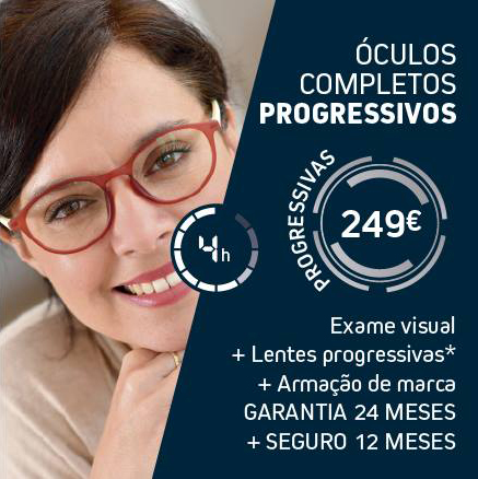 ÓCULOS COMPLETOS PROGRESSIVOS ÓCULOS COMPLETOS PROGRESSIVOS