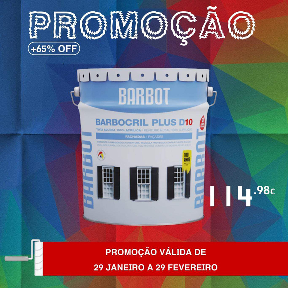 Promoção Tinta Barbot
