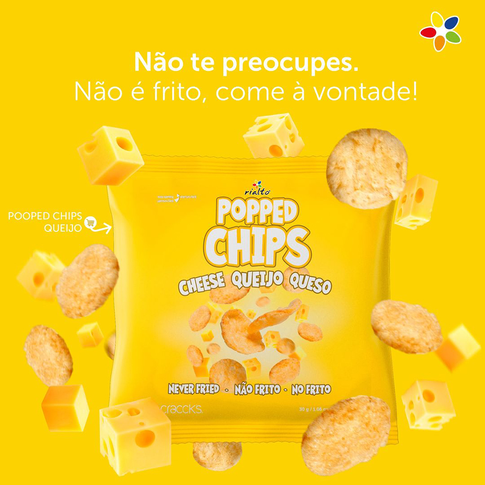 Queijo - Popped Chips Queijo - Popped Chips