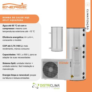 Bomba de Calor AQS Split Aquapura - Districlima