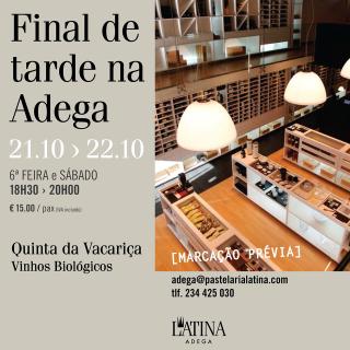 Prova de vinhos Quinta da Vacariça