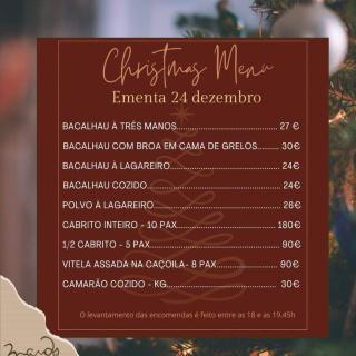 Menu de Natal