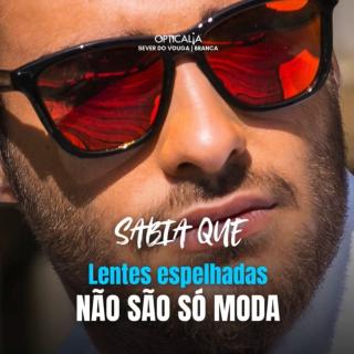 Importância de lentes espelhadas - Opticalia Branca