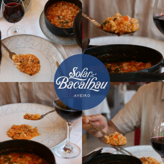 Bacalhau com Arroz Caldoso - Solar do Bacalhau