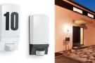 Candeeiro de parede com sensor para exterior L 1 da Steinel
