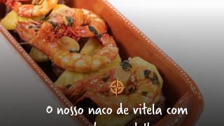 Naco de Vitela com Gambas