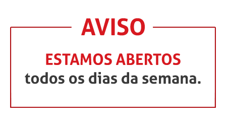 Estamos Abertos!