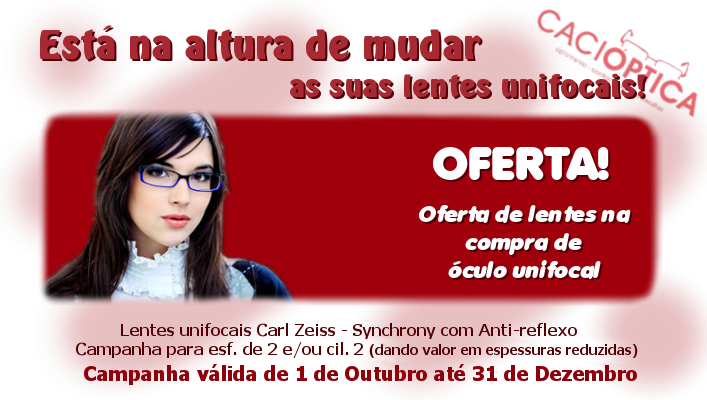 Campanha Lentes Unifocais Campanha Lentes Unifocais