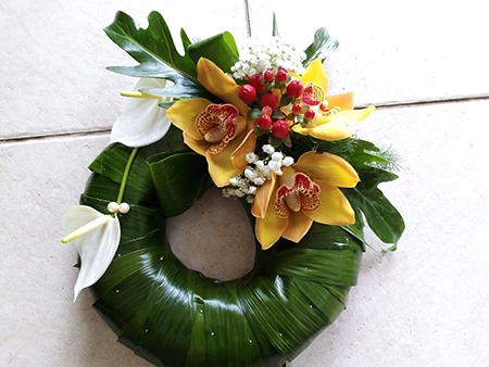 Coroa de flores