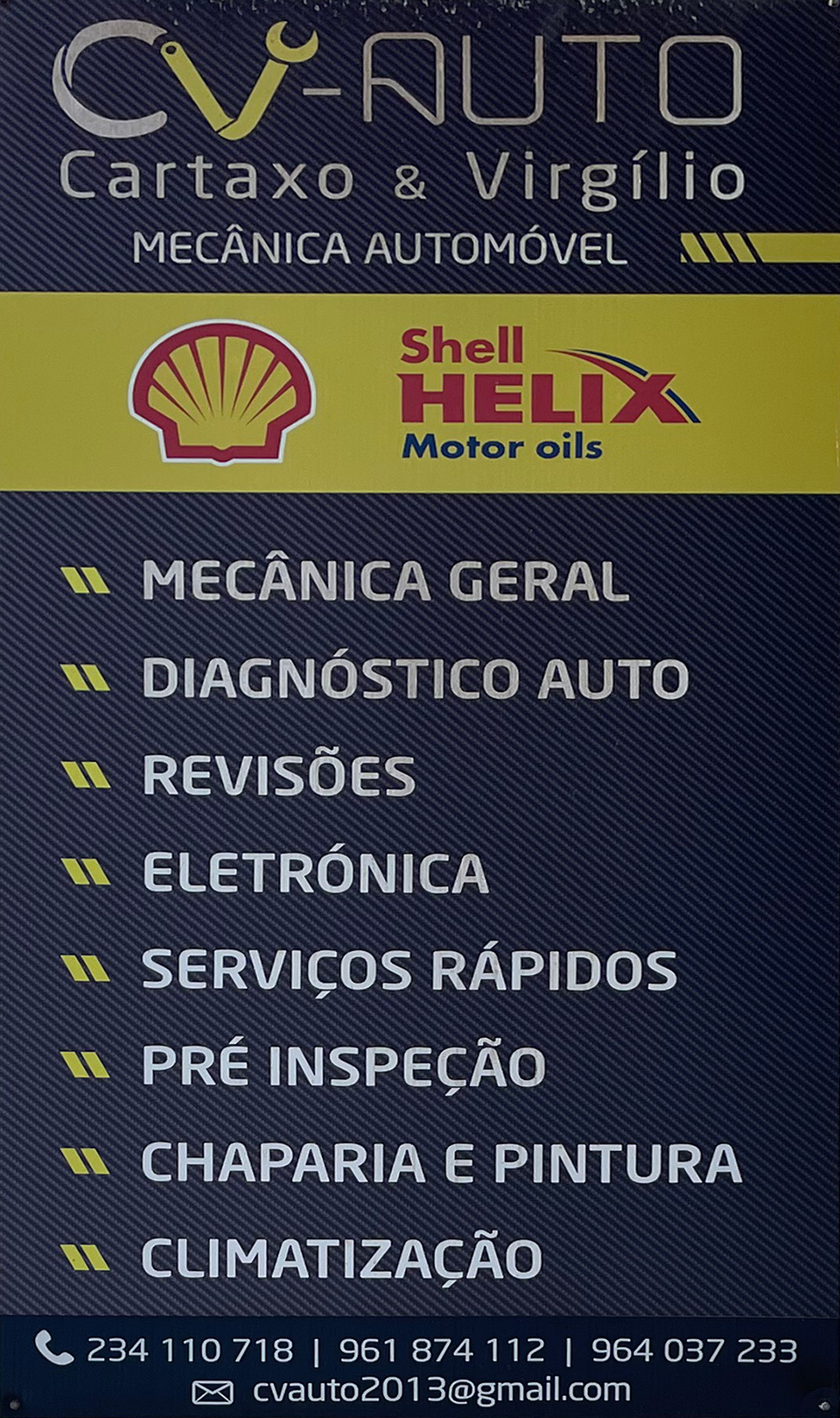 Serviços CV Auto