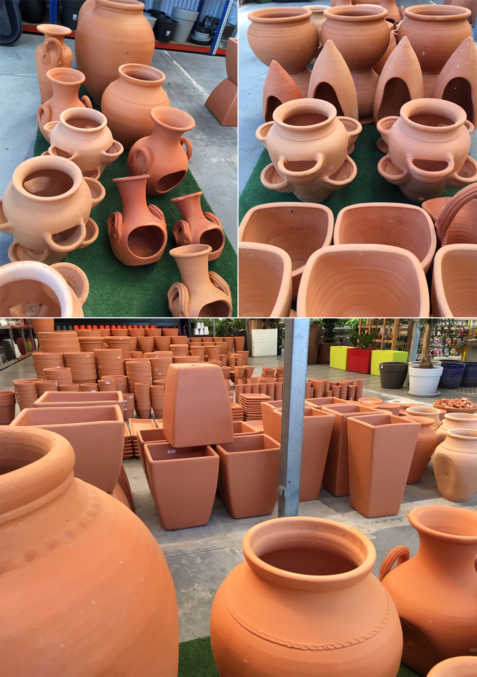 Vasos de todos os tipos e tamanhos Vasos de todos os tipos e tamanhos