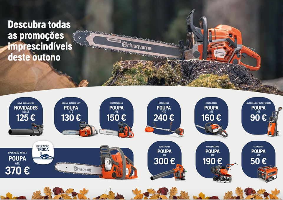 Husqvarna Promoções Outono Husqvarna Promoções Outono
