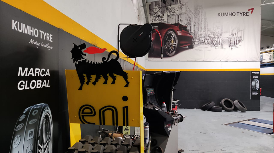 Lubrificantes ENI e Pneus Kumho Tyre