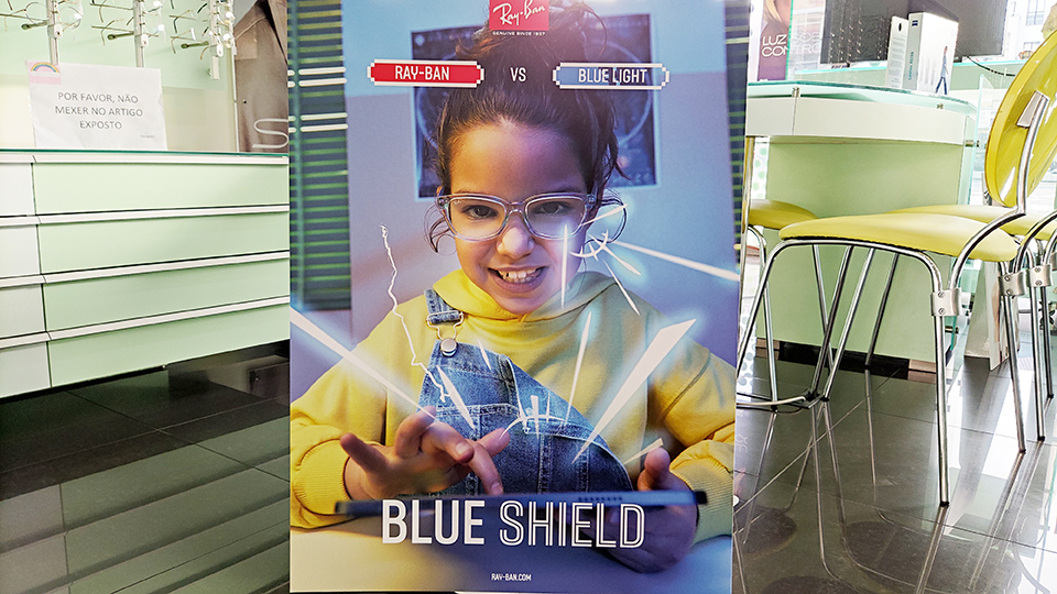 RAY BAN Blue Shield