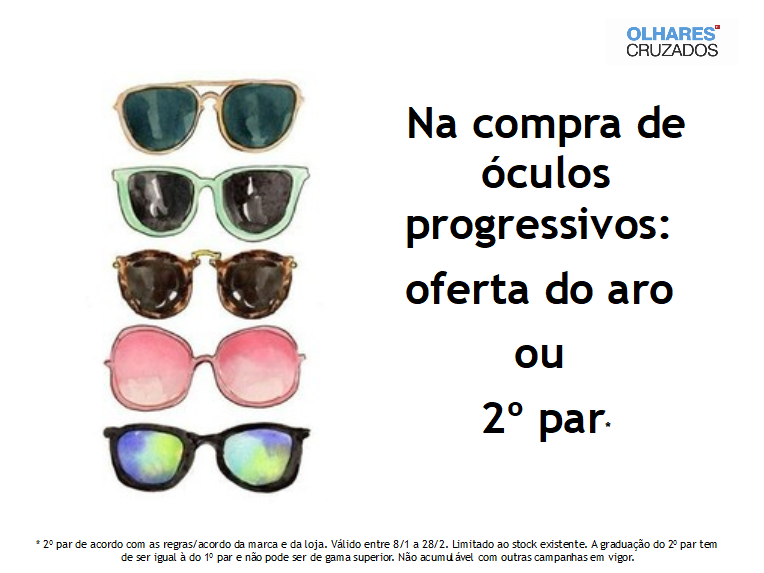 Campanha Óculos Progressivos Campanha Óculos Progressivos