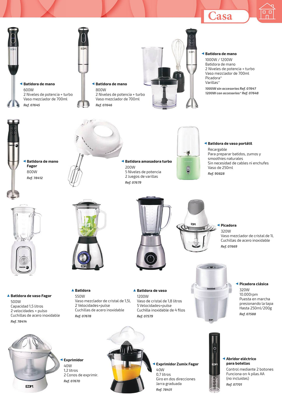 Pequenos Electrodomésticos casa