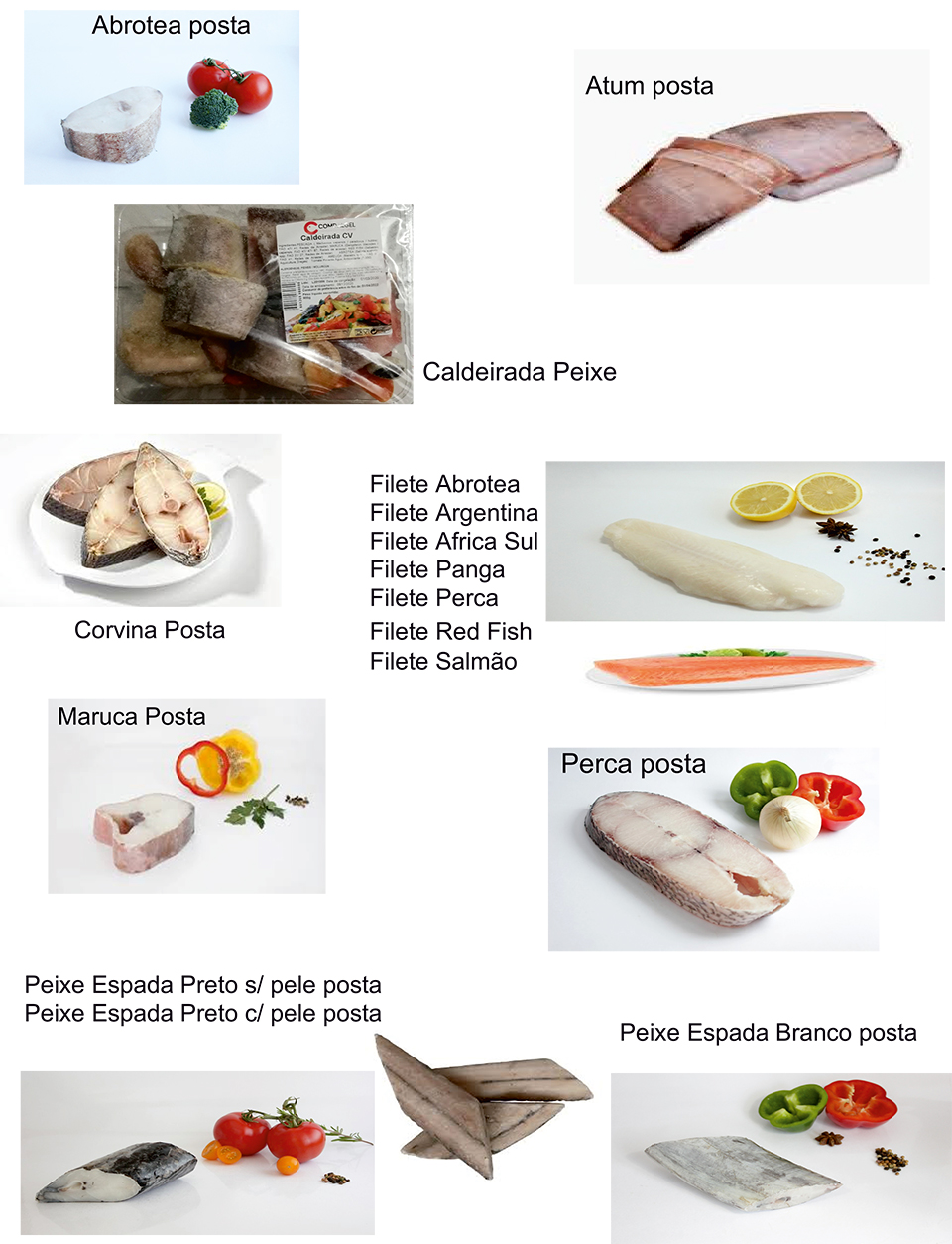 Pescado - Filetes e Postas