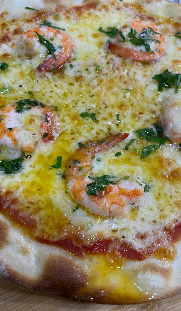 Pizza de Gamberetti