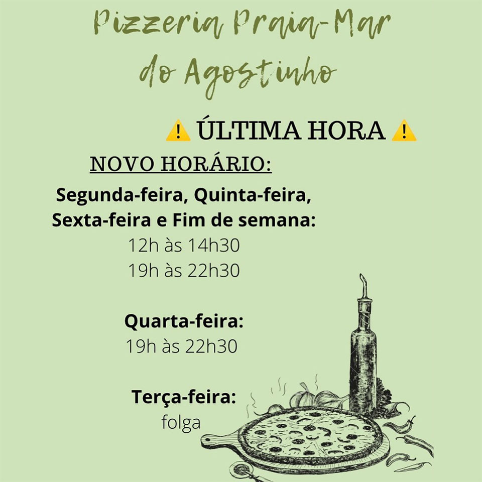 Novo horário