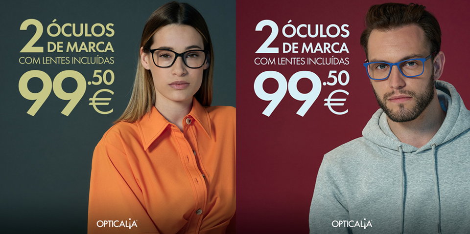 Promoção 2 óculos