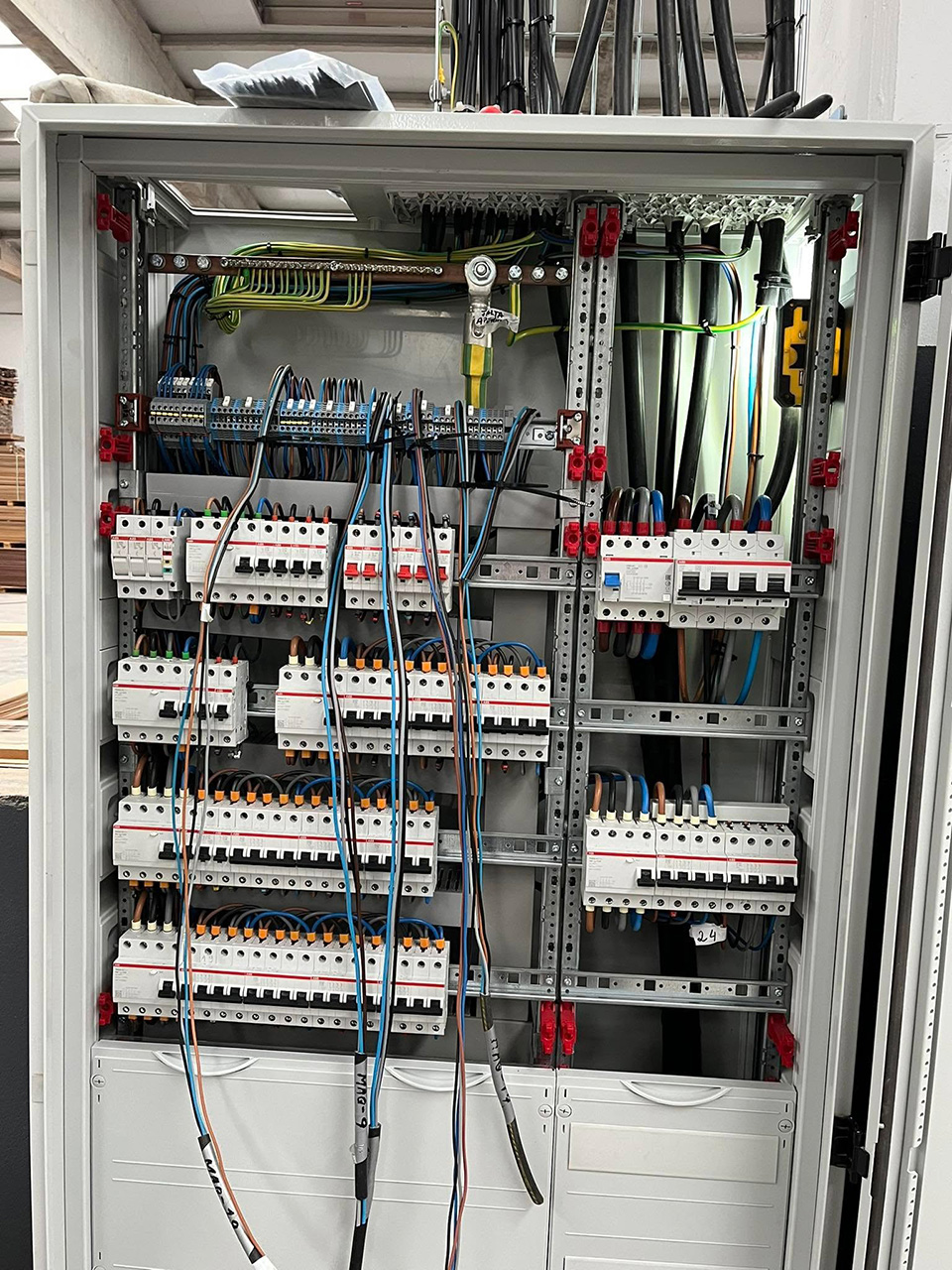 Quadro Elétrico em execução