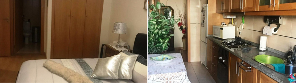 Quarto e Cozinha