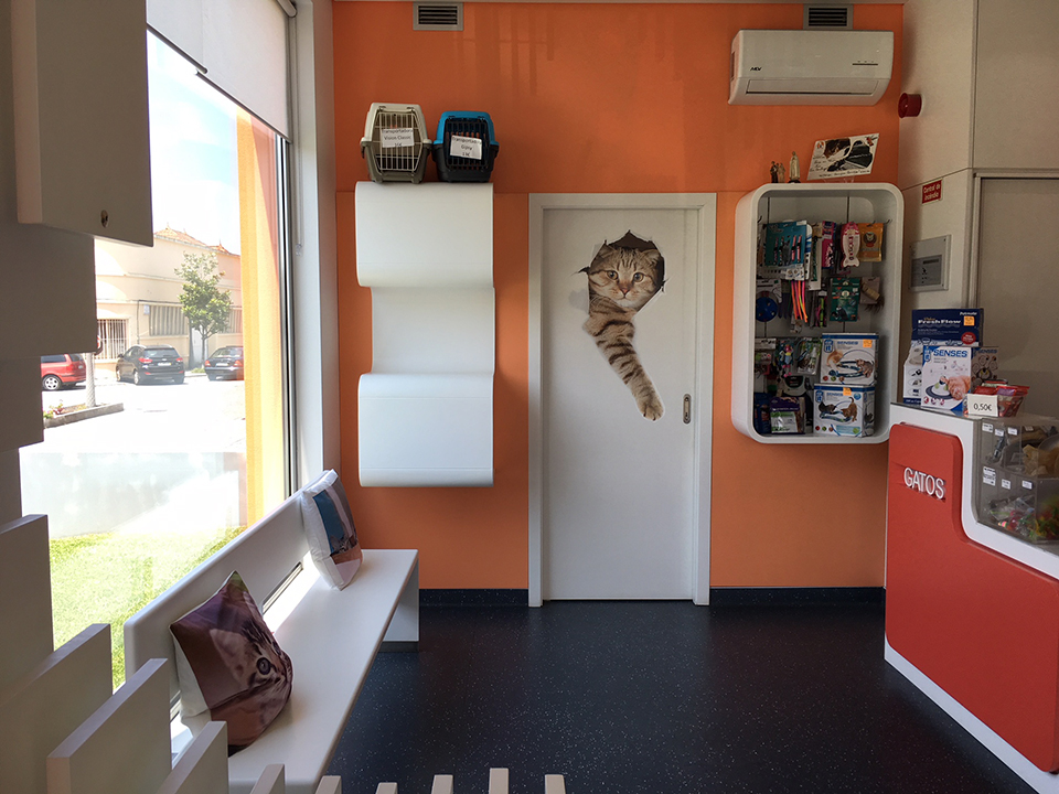 Sala de espera para Gatos
