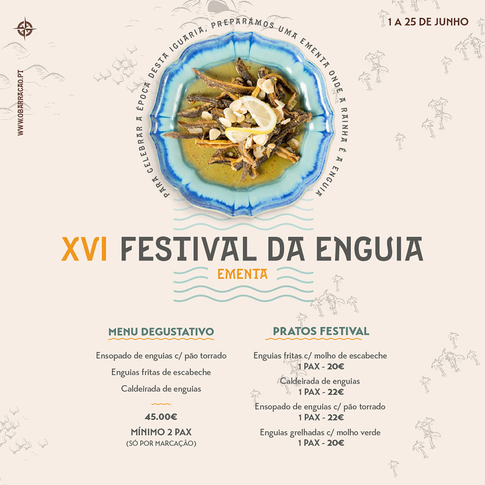 Ementa Festival da Enguia